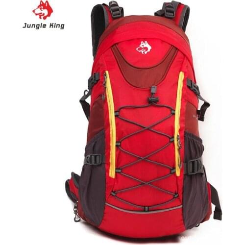 Jungle King outdoor sports backpack mountain hiking backpack with 35L waterproof and rainproof cover outdoor camping supplies