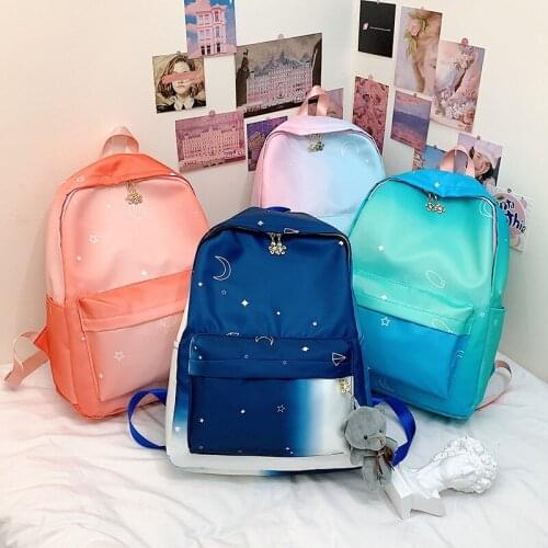 Wholesale Backpacks Women Nylon Fashion Backpack Purse Softback Girls School Bag New Designer Bookbag High Quality Travel Bag