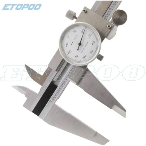 0-300mm 12inch Dial calipers 0.01mm High precision stainless steel vernier with table caliper 0..001" dial vernier caliper gauge