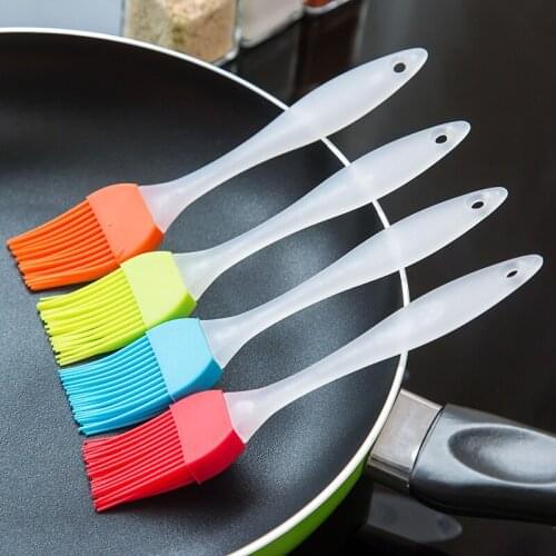Silicone BBQ Baking Brush Heat Resistance Barbecue Oil Brush Silicone Cooking Brush for Butter Cream Sauce Baking Cake Tools