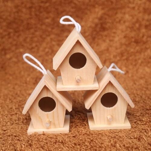 Birdhouse Wall Hanging Bird Nest Cage Parrot Mounted Bird House Cages Home Balcony Garden Decoration Cage Ornament bird Breeding