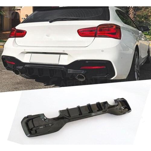 Carbon Fiber Material Rear Diffuser ABS Bumper Cover For BMW 1 Series M Sport F20 F21 M135i M140i 2017 2018 ABS