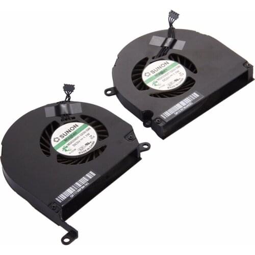 1 Pair for Macbook Pro 15.4 inch (2009 - 2011) A1286 / MB985 / MC721 / MC371 Cooling Fans (Left + Right)