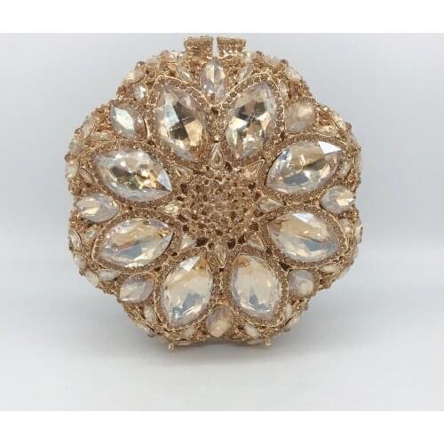 15x15CM Diamond-studded Dinner Bag Metal Hard Box Diamond Bag Banquet Dress Hand Women Chain Pouch a6842