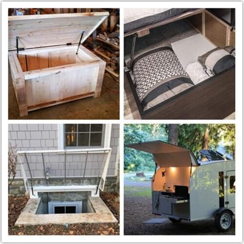 19.7inch/500mm Force 120Lbs/534N Pickup Truck Cap Tool Box Utility Box Lid Topper Camper Shell Gas Struts Lift Support Dampers