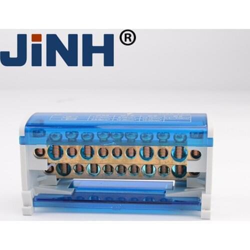 2*11 Screw Connection Power Distribution Block Box Universal Electric Wire Junction Box Terminal Blocks