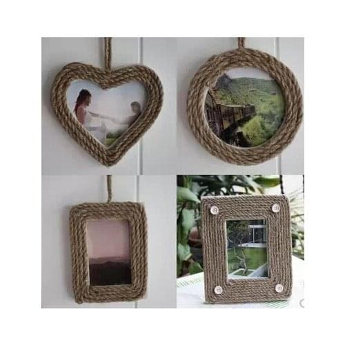 4pcs/lot home photo frames wall decoration heart circle square shapes picture frames home decor hanging frames 10"x1pc 4"x3pcs