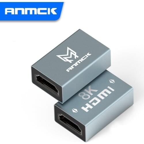 4K HDMI-compatible Cable Adapter 8K HDMI Extender Female to Female Video Switcher Adaptor For PS4 Projector Xbox HDTV Laptops