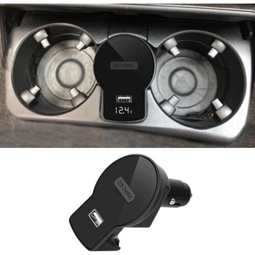 10w car qi wireless charging phone charger fast charging pad mobile phone holder accessories for BMW 5 Series F10 F18 2012-2017