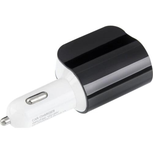 Dual USB 2.0 Interfaces Car Charger Cigarette Lighter Adapter For Car Electronic Gadgets Usb Charger