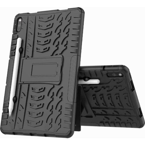 30PCS/Lot Drop Resistance Back Case For Huawei Matepad 10.4 2020 BAH3-W09 Stand Tablet Cover Hybrid PC+Soft TPU Protector Skin