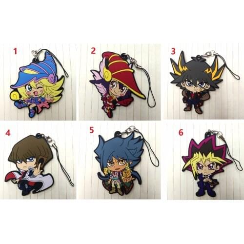 Duel Monsters Original Japanese anime figure rubber Silicone sweet smell mobile phone charms/key chain/strap D094