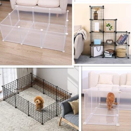 Dog Fences Pet Playpen DIY Animal Cat Crate Cave Multi-functional Sleeping Playing Kennel rabbits guinea pig Cage