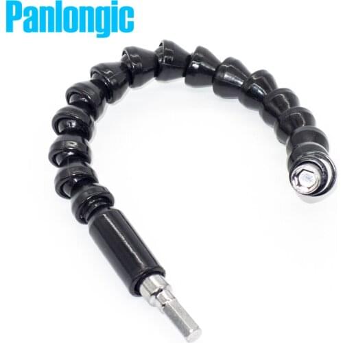 Black 295mm Flexible Shaft Bits Extention Screwdriver Bit Holder Connect Link For Electronics Drill