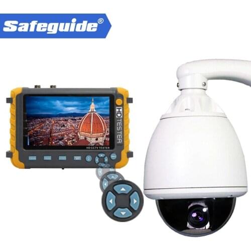 IV8W 5MP 4-in-1 TVI/AHD/CVI/CVBS 5inch CCTV Security Camera Tester Support PTZ for cctv tester from safeguide