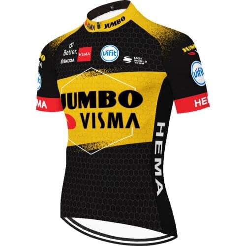 JUMBO VISMA Malliot 2021 Ropa Masculino Maglia Camisa Mallots Camisetas Jersey Mallot Ciclismo Hombre Verano Maillot Ciclismo