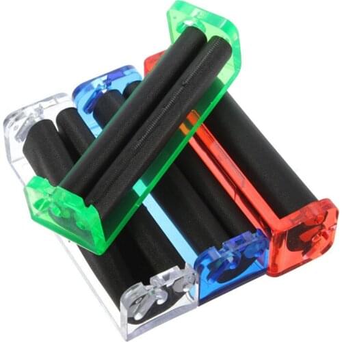 1PC 70mm Easy Use Manual Tobacco Roller Hand Cigarette Maker Rolling Machine Tool Men Neccessities Father Gifts Acrylic Material