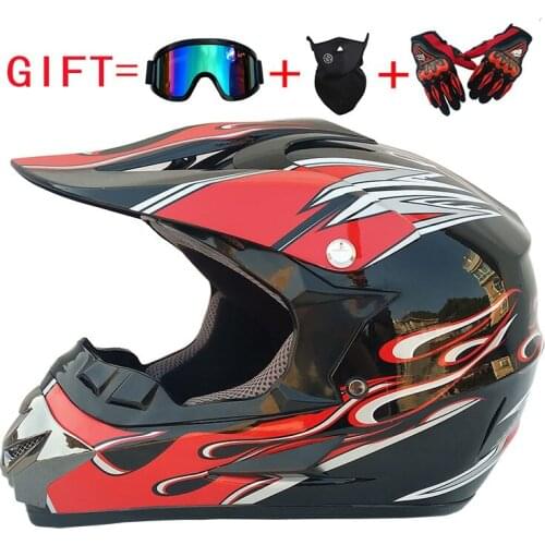 Motorcycle helmet cross country helmet four season mens cross country HELMET SMALL helmet goggles glove mask