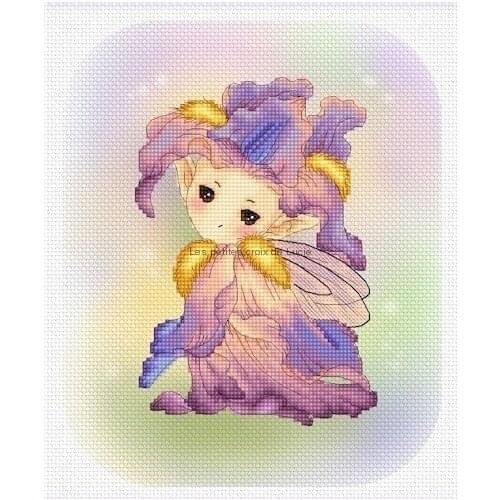 Stich Cross Stitch Kits Craft LL-Warbler Flower Fairy Counted cross stitch Needlework Embroidery Cross-Stitching