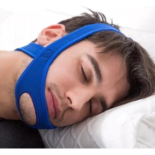 Neoprene Anti Snore Stop Snoring Chin Strap Belt Anti Apnea Jaw Solution Sleep Support Apnea Belt Sleeping Care Tools