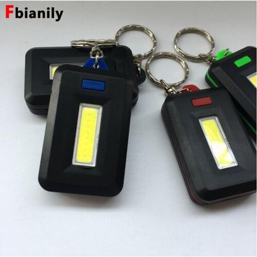NEW Mini LED Flashlight Keychain Portable Keyring Light Torch Key Chain 45LM 3 Modes Emergency Camping Lamp backpack light