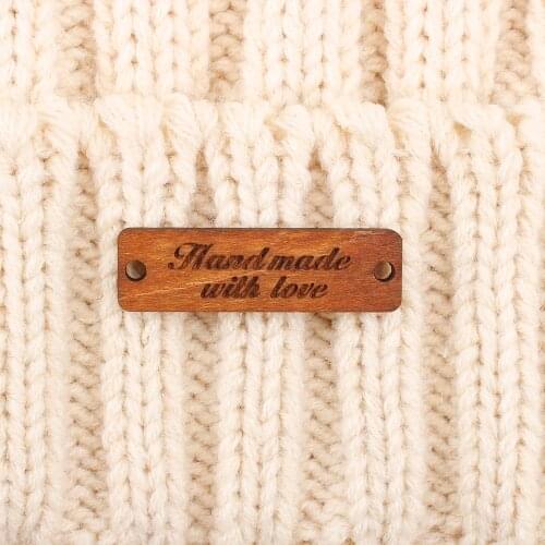 Custom Labels, Personalized, Children Name, Wooden labels, personalized tags, knit labels, Custom Name, Handmade (WD1437)