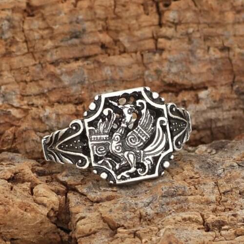 Bird Phoenix MythologicalAncient art Womans ring