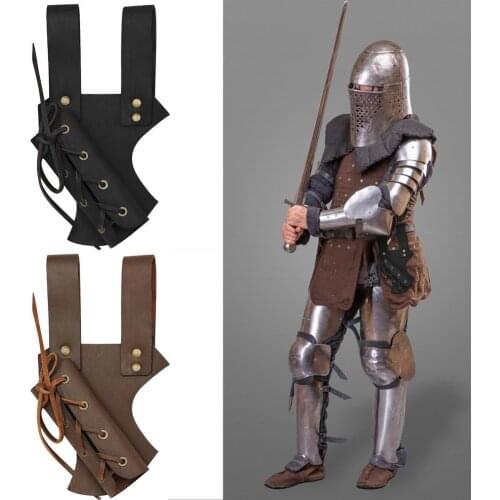 Medieval Renaissance Sword Frog Artificial Leather Sword Belt Retro Lightweight Adjustable Leather Sword Sleeve For Role-playing