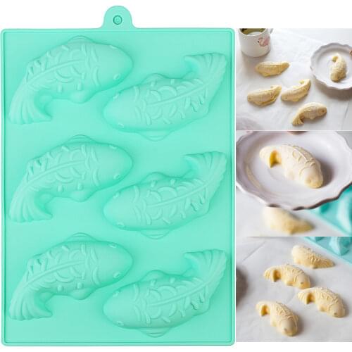 Hot New Sale Silicone Bakeware Silicone Mold for Jelly Pudding Chocolate Cake Decoration Fish Soap Molds
