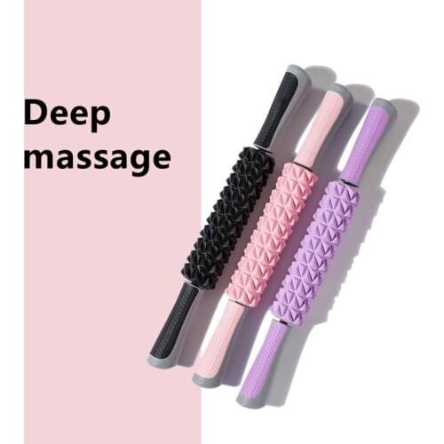 Muscle Relaxation Roller Fitness Stick Spike Roller Leg Massager Stovepipe Foam Roller Equipment Fascia Stick