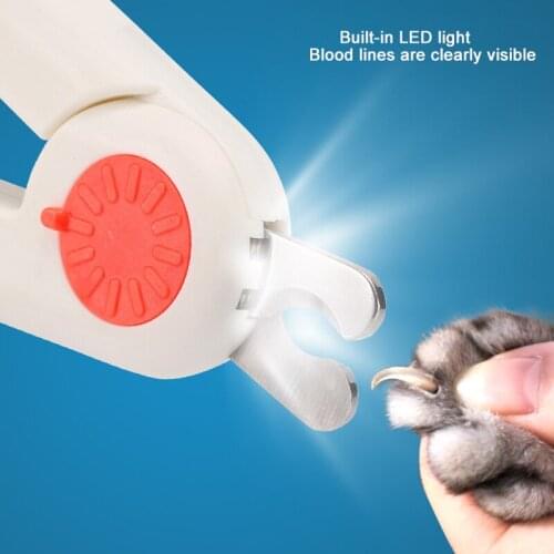LED Lighting Pet Nail Clipper Dog Cat Cutter Beauty Scissors Puppy Kitten Grooming Claw Nails Cutting Machine Nail Trimmer