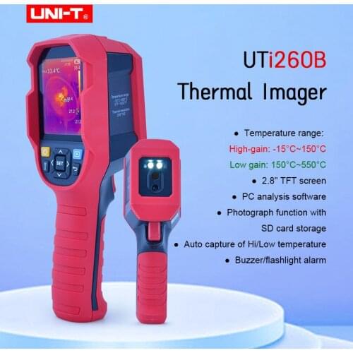 UNI-T UTi260B HD 256*152 Pixels Industrial Infrared Thermal Imager Camera Temperature Imaging Circuit Electrical Maintenance