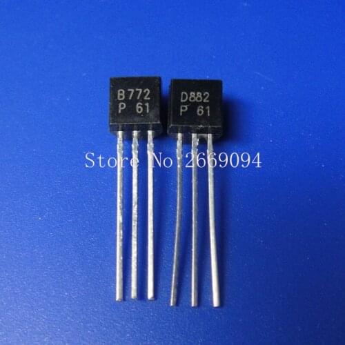 20PCS 10 pair 2SB772+2SD882 TO-92 ( B772+ D882) TO92