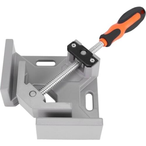 Aluminum Single Handle 90 Degree Right Angle Clamp Angle Clamp Woodworking Frame Clip Right Angle Folder Tool