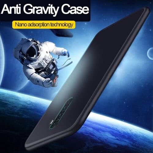 Anti-gravity Phone Case For OPPO Reno 2 10X ZOOM Magical Nano Suction Back Cover For OPPO Reno Z Silicone Coque