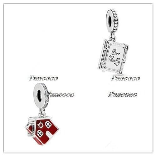 925 Sterling Silver Charm Diney Parks Vintage Ticket Dangle Charm Beads Fit Pandora Bracelet & Necklace Diy Jewelry
