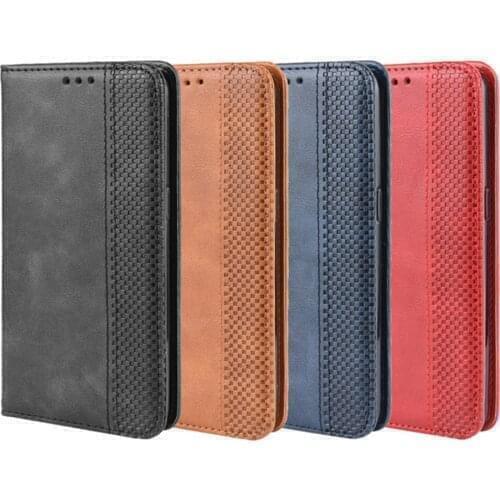 For OPPO Realme C3 Case Luxury PU Leather Wallet Magnetic Adsorption Case For Oppo Realme C3 C 3 RealmeC3 Protective Phone Bags