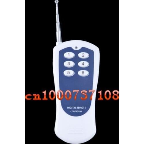 Long distance rf wireless remote control /433.92mhz remote control high power 6 buttons/keys remote