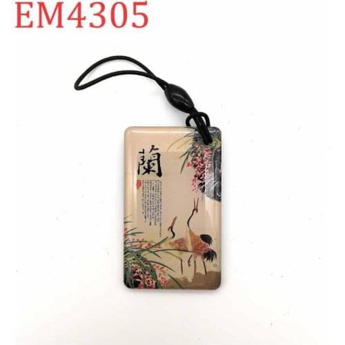 125Khz Rewritable Keyfob Token Tag RFID T5577 EM4305 Keychain Buckle Badge Proximity Card For Copier Duplicator Fast Shipping 1