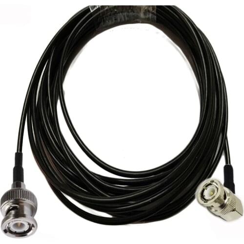 RG174 Cable BNC Male to BNC Male RA RF Jumper Pigtail Cable 50ohm 1/2/3/5/10m