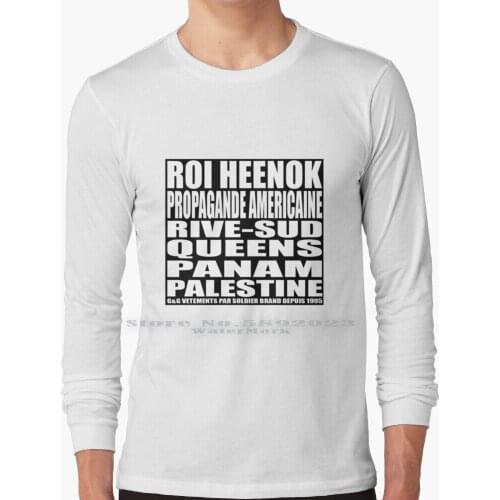 King Heenok G&g Long Sleeve T Shirt 100% Pure Cotton Big Size King Heenok South Shore Queens Montreal