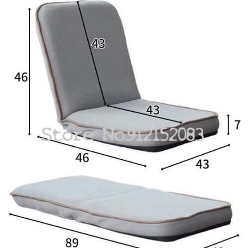 Lazy sofa tatami bed backrest chair girls bedroom furniture bay window student dormitory folding computer chair