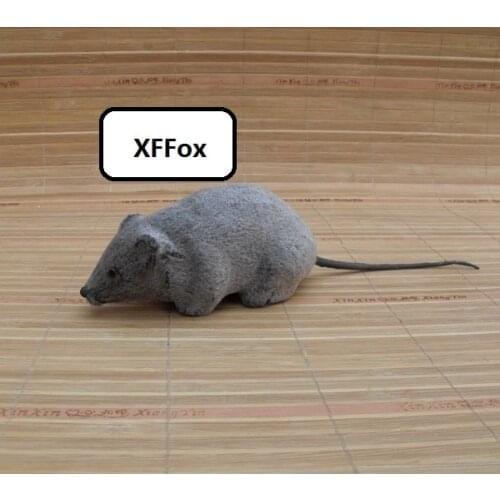 Small simulation gray mouse model polyethylene&furs real life mouse doll gift 10x5cm xf2226