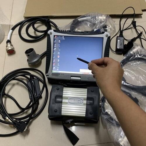 MB tar C3 multiplexer + software ssd + for cf19 4g laptop star diagnosis c3 tool latest hdd installed in cf-19 ready to use