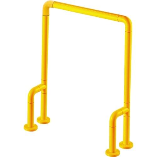 Floor U-shaped toilet toilet toilet urinals for the elderly and weak with legs safety toilet handrails