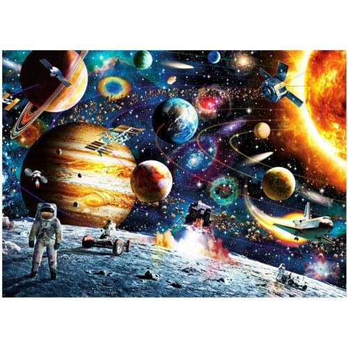 50*70cm Adult Puzzle 1000 Pcs Jigsaw Puzzle Animals Landscape Assembling Picture Paper Puzzle Educational Toys For Kids Adults