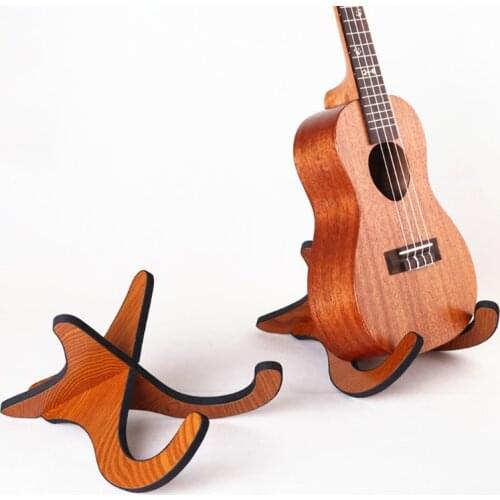Ukulele Stand Instrument Stand Folding Portable Stand for Mandolins and Violins Wood Ukulele Stand