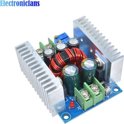DC Buck Converter Step Down Module 300W 20A Constant Current LED Driver Power Voltage Board Heat Sink Short Circuit Protection