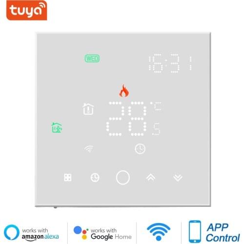 Tuya APP WiFi Smart Thermostat, Electric Floor Heating/ Water/Gas Boiler Temperature Remote Controller for Google Home, Alexa