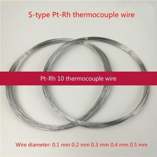 Pt-Rh thermocouple wires, S-type Pt-Rh wires, Pt-Rh 10 thermocouple wires, test temperature wires
